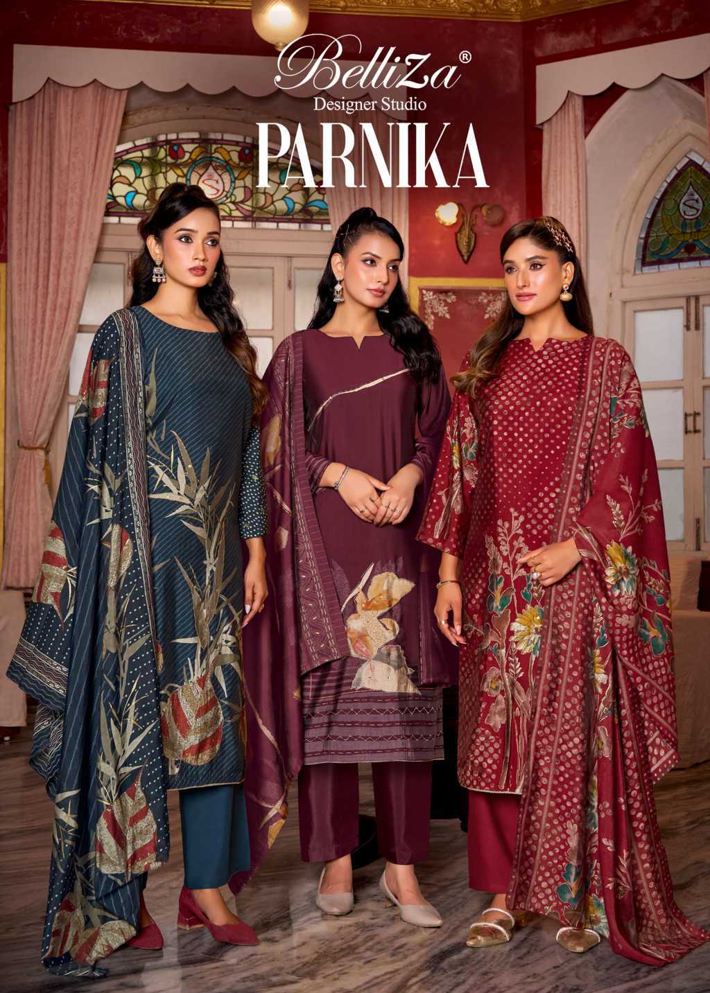 Belliza Parnika Viscose Salwar Suit Catalog 6 Pcs (1) Belliza Parnika Viscose Salwar Suit Catalog 6 Pcs - Image 2
