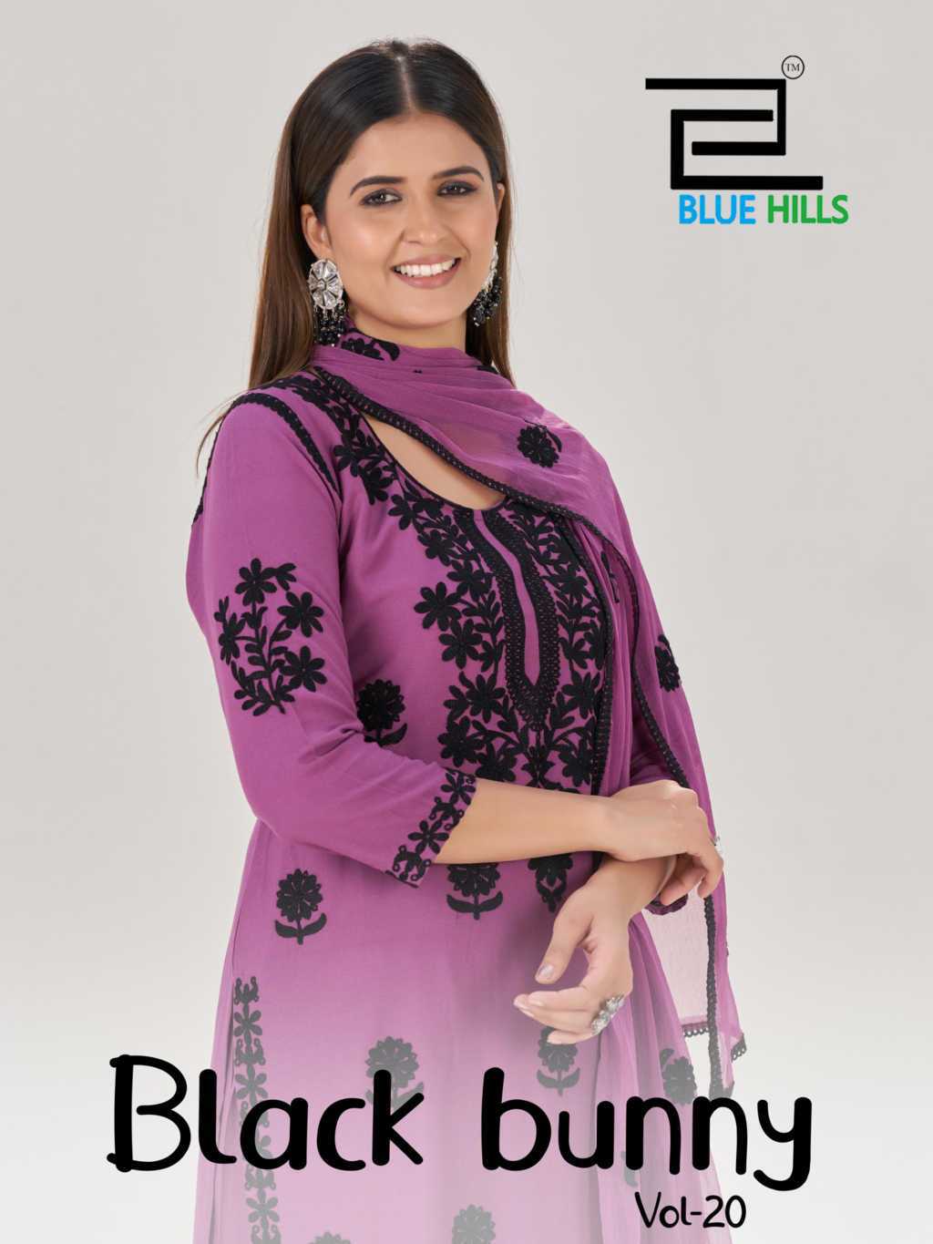 Blue Hills Black Bunny Vol 20 Kurti with Dupatta Bottom Rayon Catalog 4 Pcs (4) Blue Hills Black Bunny Vol 20 Kurti with Dupatta Bottom Rayon Catalog 4 Pcs - Image 5