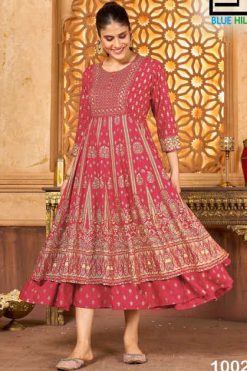 Blue Hills Kitkat Rayon Kurti Catalog 4 Pcs 247x371 - Surat Fabrics