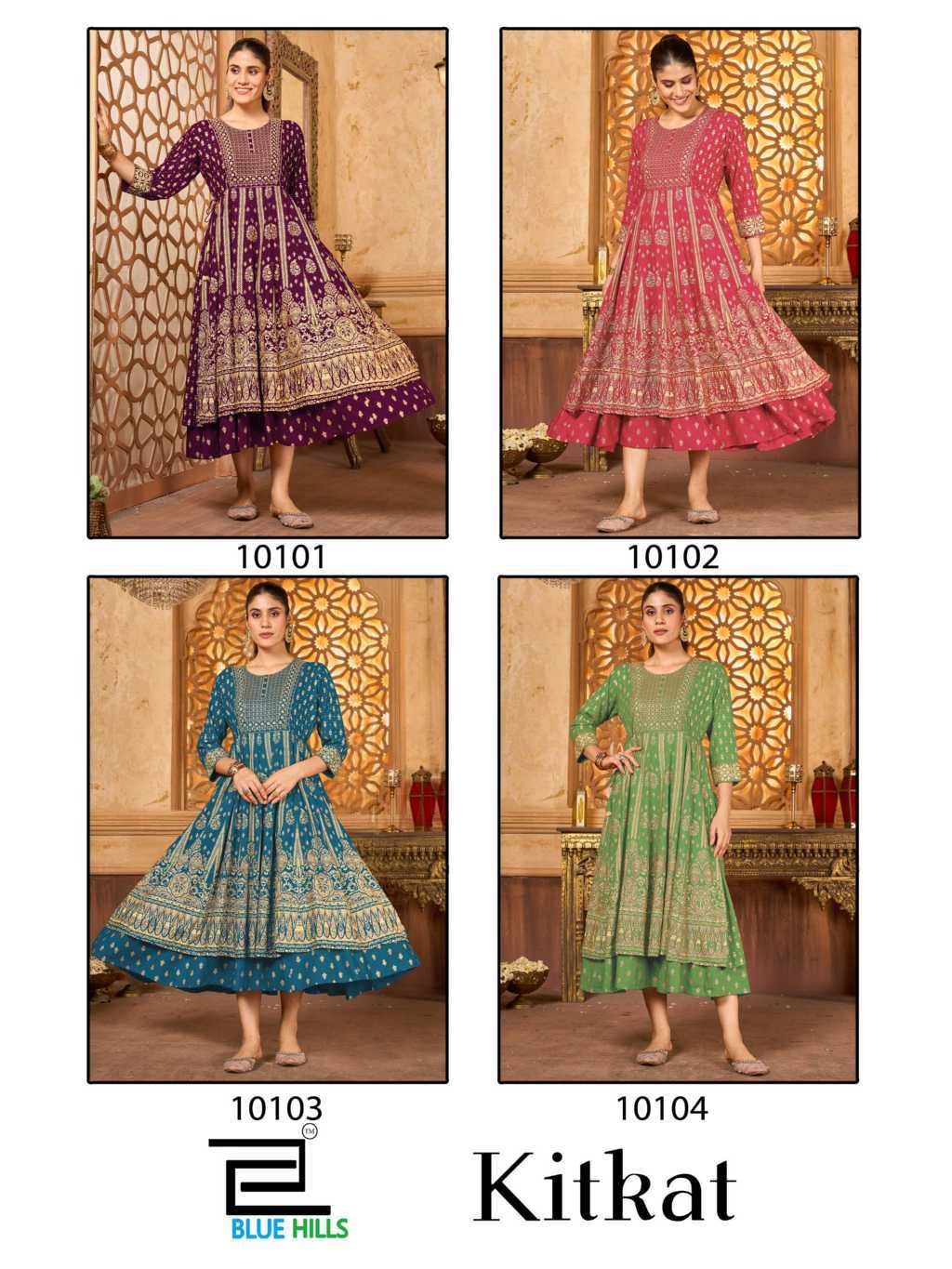 Blue Hills Kitkat Rayon Kurti Catalog 4 Pcs (6) Blue Hills Kitkat Rayon Kurti Catalog 4 Pcs - Image 7