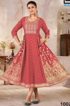 Blue Hills Munch Rayon Kurti Catalog 4 Pcs 247x371 - Surat Fabrics