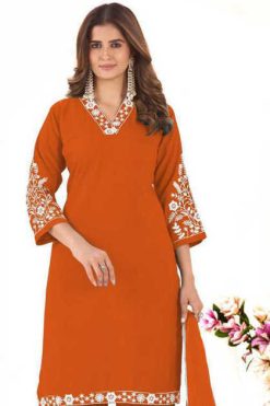 Blue Hills Ria Kurti with Dupatta Bottom Rayon Catalog 4 Pcs 247x371 - Surat Fabrics