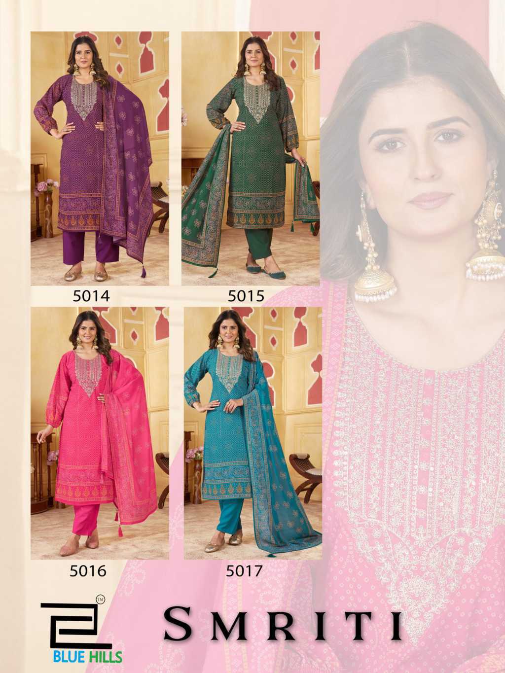 Blue Hills Smriti Kurti with Dupatta Bottom Chiffon Catalog 4 Pcs (6) Blue Hills Smriti Kurti with Dupatta Bottom Chiffon Catalog 4 Pcs - Image 7
