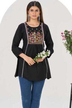 Blue Hills Sofia Vol 15 Rayon Kurti Catalog 6 Pcs 247x371 - Surat Fabrics