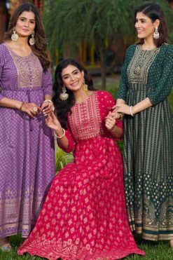 Blue Hills Walkway Fashion Rayon Kurti Catalog 6 Pcs 247x371 - Surat Fabrics