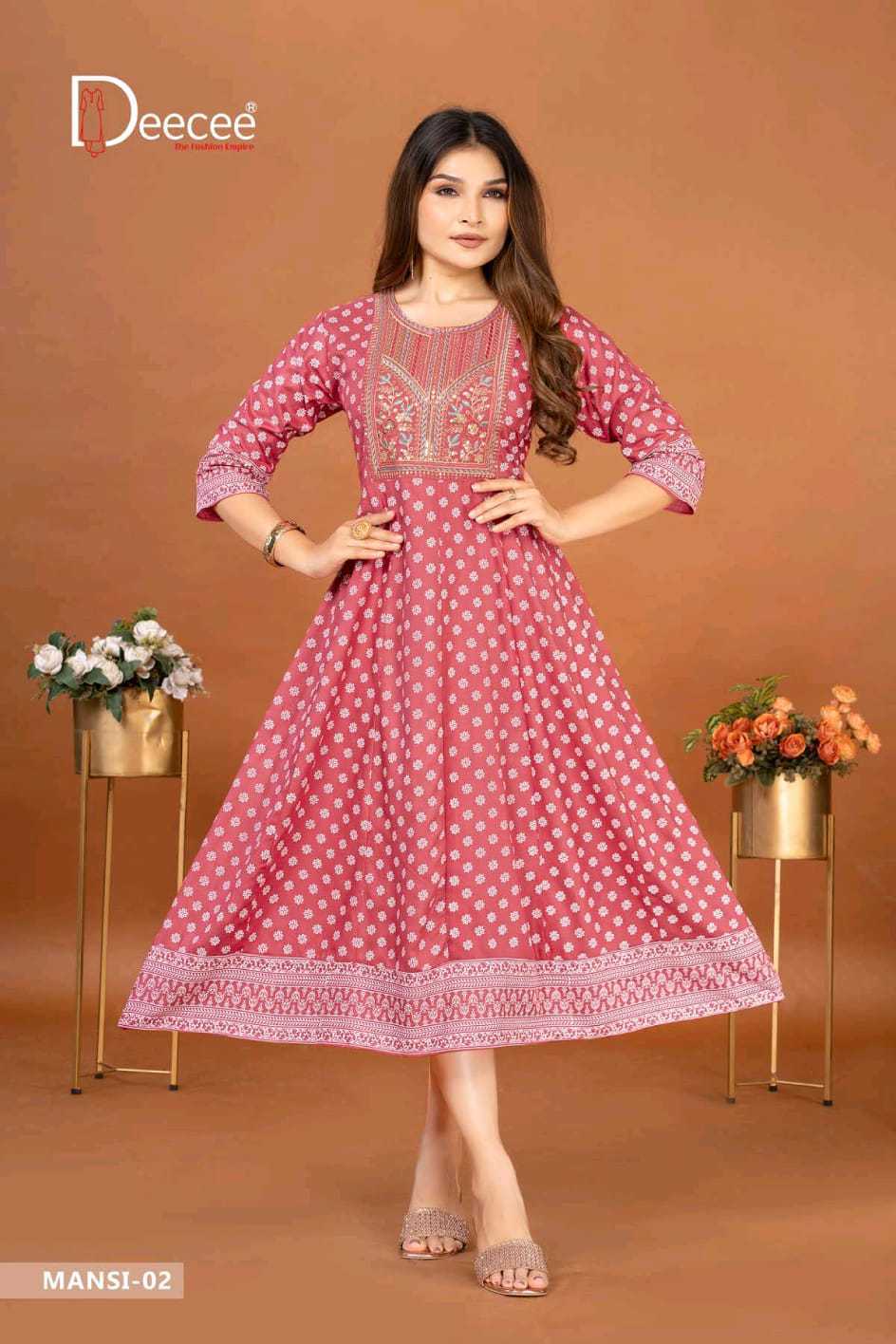 Deecee Mansi Rayon Kurti Catalog 6 Pcs (1) Deecee Mansi Rayon Kurti Catalog 6 Pcs - Image 2