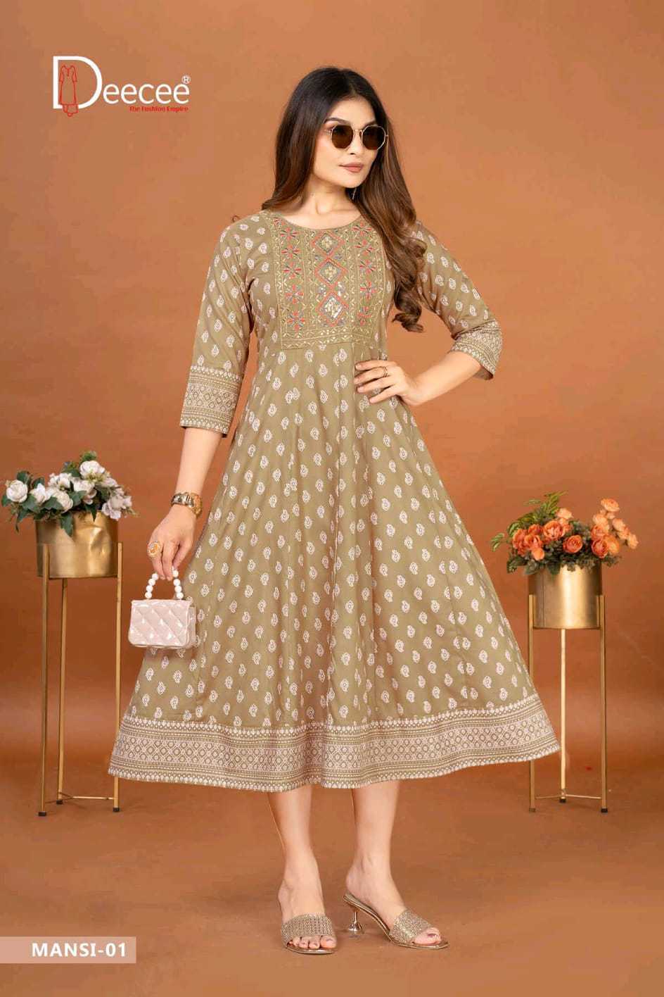 Deecee Mansi Rayon Kurti Catalog 6 Pcs (10) Deecee Mansi Rayon Kurti Catalog 6 Pcs - Image 11