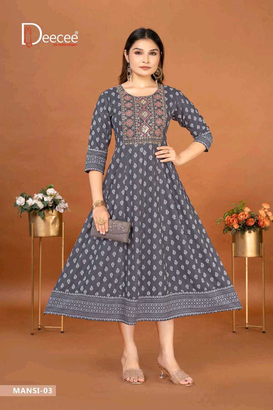 Deecee Mansi Rayon Kurti Catalog 6 Pcs (2) Deecee Mansi Rayon Kurti Catalog 6 Pcs - Image 3