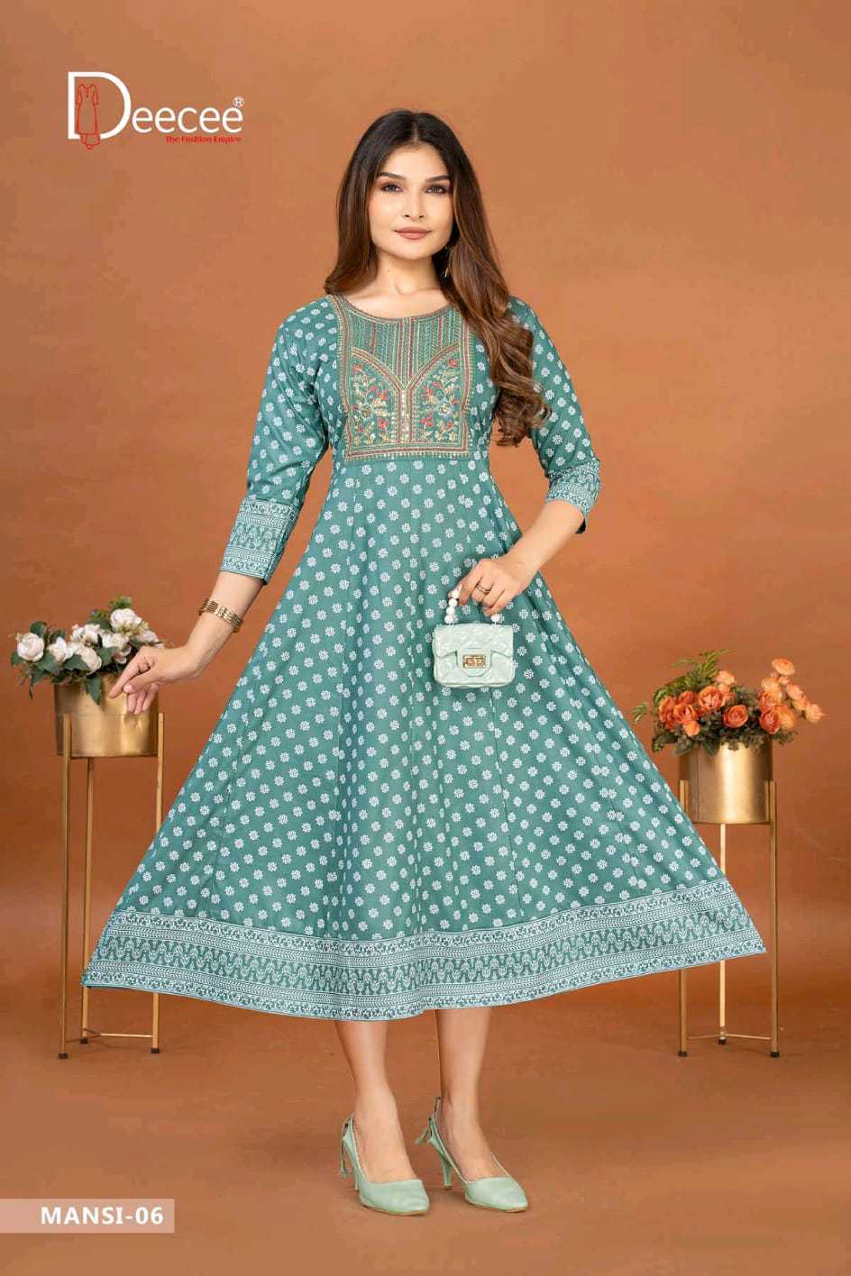 Deecee Mansi Rayon Kurti Catalog 6 Pcs (3) Deecee Mansi Rayon Kurti Catalog 6 Pcs - Image 4