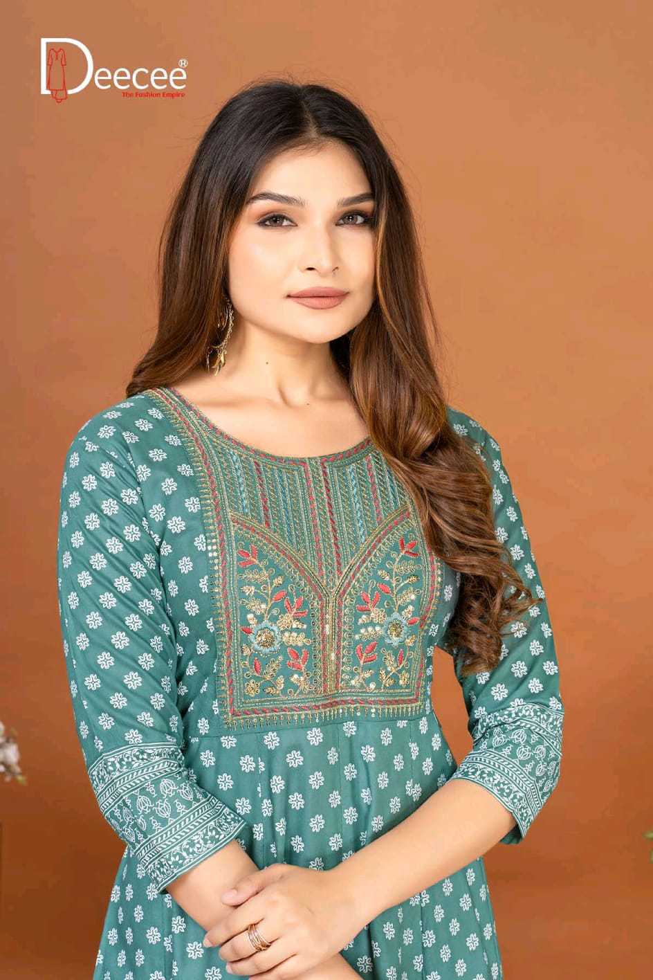 Deecee Mansi Rayon Kurti Catalog 6 Pcs (4) Deecee Mansi Rayon Kurti Catalog 6 Pcs - Image 5