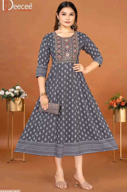 Deecee Mansi Rayon Kurti Catalog 6 Pcs Deecee Mansi Rayon Kurti Catalog 6 Pcs