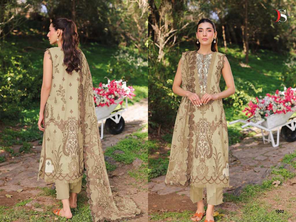 Deepsy Jade Bliss Lawn 25 Vol 2 Chiffon Cotton Salwar Suit Catalog 6 Pcs (4) Deepsy Jade Bliss Lawn 25 Vol 2 Chiffon Cotton Salwar Suit Catalog 6 Pcs - Image 5