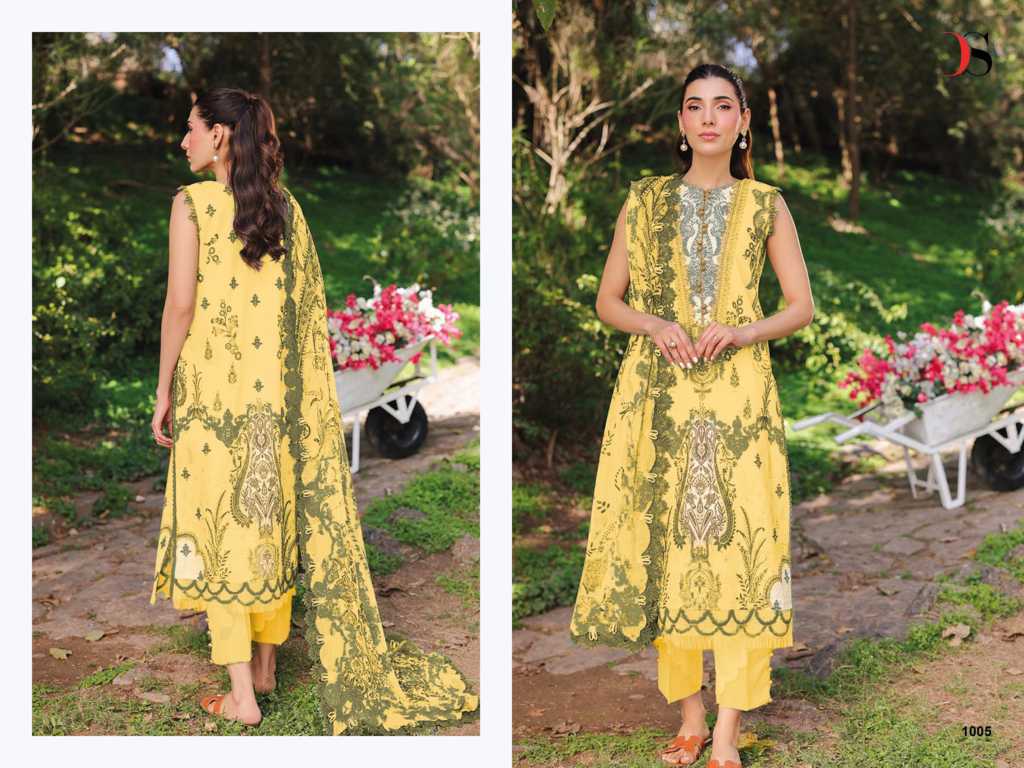 Deepsy Jade Bliss Lawn 25 Vol 2 Chiffon Cotton Salwar Suit Catalog 6 Pcs (7) Deepsy Jade Bliss Lawn 25 Vol 2 Chiffon Cotton Salwar Suit Catalog 6 Pcs - Image 8