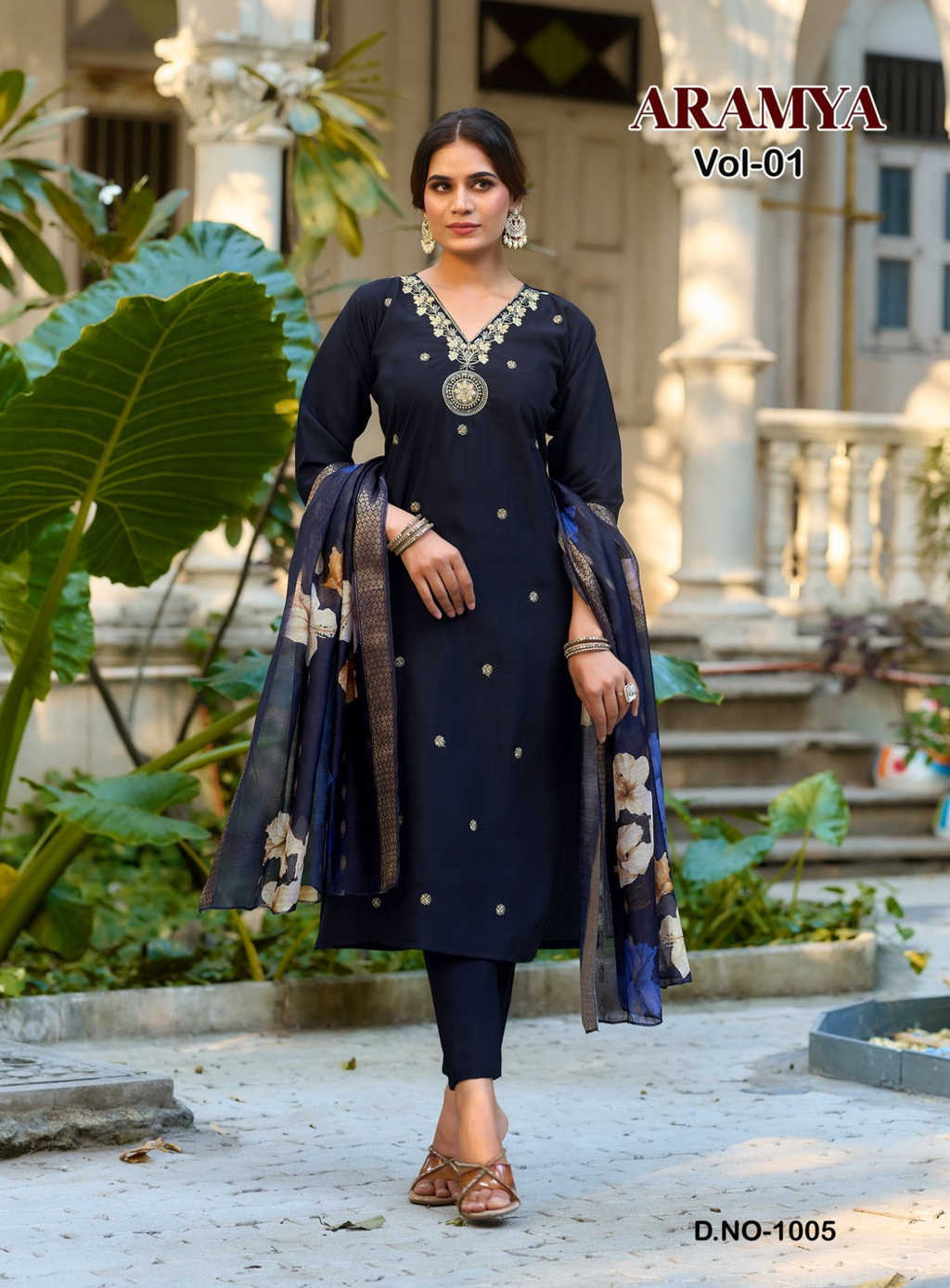 Diya Trends Aramya Vol 1 by Kajal Style Silk Kurti with Dupatta Bottom Catalog 8 Pcs (6) Diya Trends Aramya Vol 1 by Kajal Style Silk Kurti with Dupatta Bottom Catalog 8 Pcs - Image 7