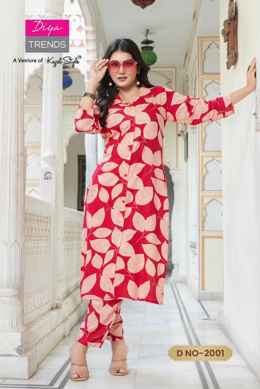 Diya Trends CO ORD Set Vol 2 by Kajal Style Wholesale Catalog 10 Pcs (1) Diya Trends CO ORD Set Vol 2 by Kajal Style Wholesale Catalog 10 Pcs - Image 2