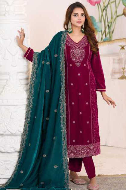 Four Dots Livia by Kessi Velvet Salwar Suit Catalog 4 Pcs Four Dots Livia by Kessi Velvet Salwar Suit Catalog 4 Pcs