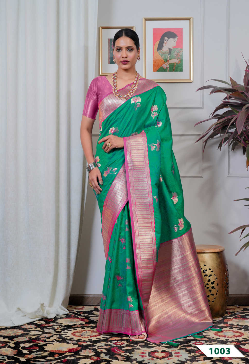 Hi Studio Shringar Series Vol 1 Silk Saree Sari Catalog 6 Pcs (5) Hi Studio Shringar Series Vol 1 Silk Saree Sari Catalog 6 Pcs - Image 6