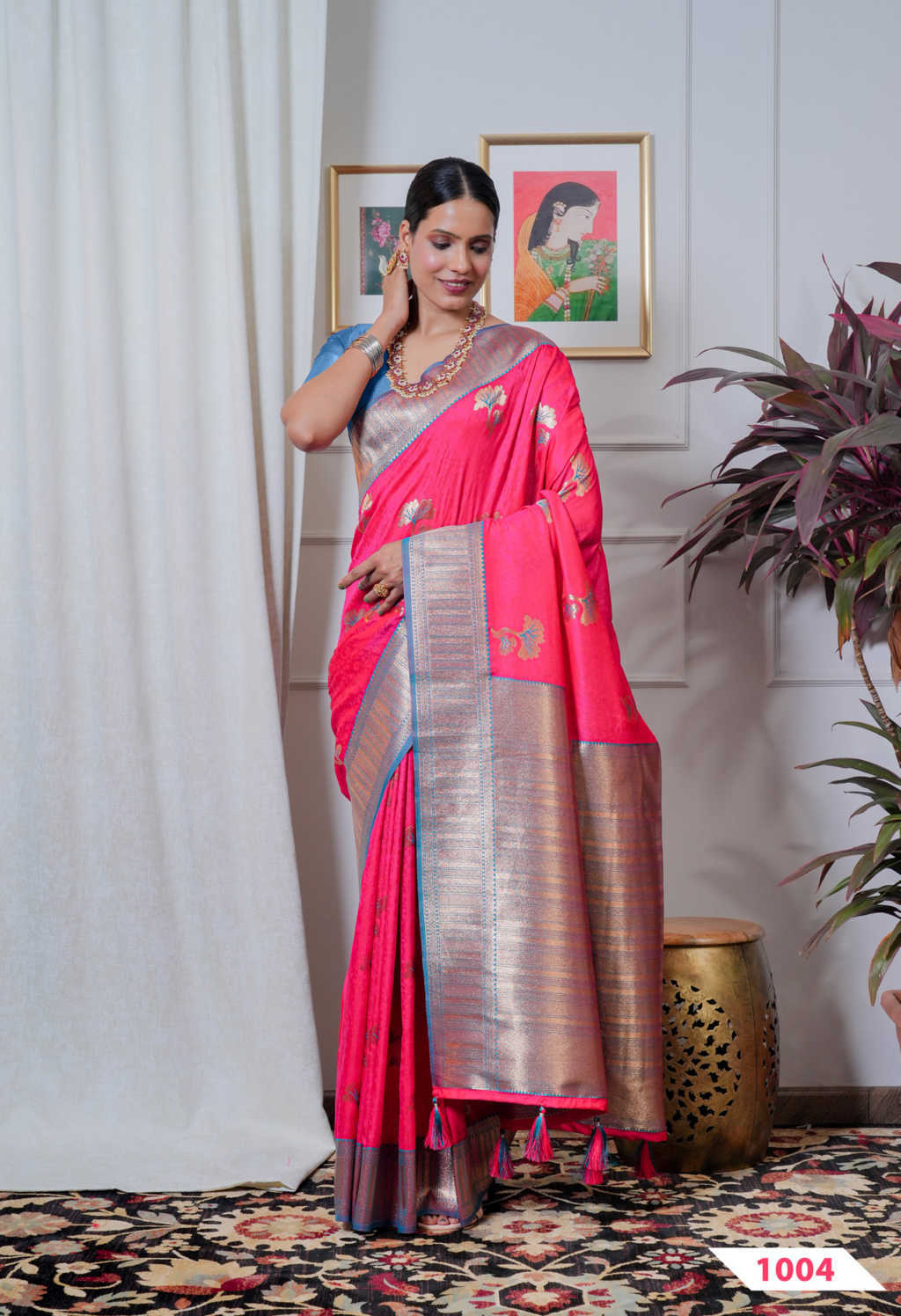 Hi Studio Shringar Series Vol 1 Silk Saree Sari Catalog 6 Pcs (6) Hi Studio Shringar Series Vol 1 Silk Saree Sari Catalog 6 Pcs - Image 7