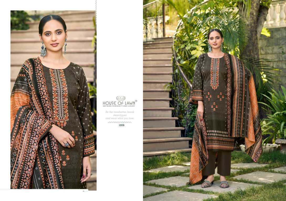 House of Lawn Urbane Cotton Salwar Suit Catalog 6 Pcs (9) House of Lawn Urbane Cotton Salwar Suit Catalog 6 Pcs - Image 10