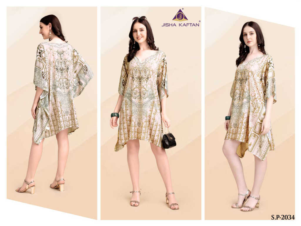 Jelite Silk Poncho Kaftan Vol 5 Kurti Catalog 8 Pcs (3) Jelite Silk Poncho Kaftan Vol 5 Kurti Catalog 8 Pcs - Image 4