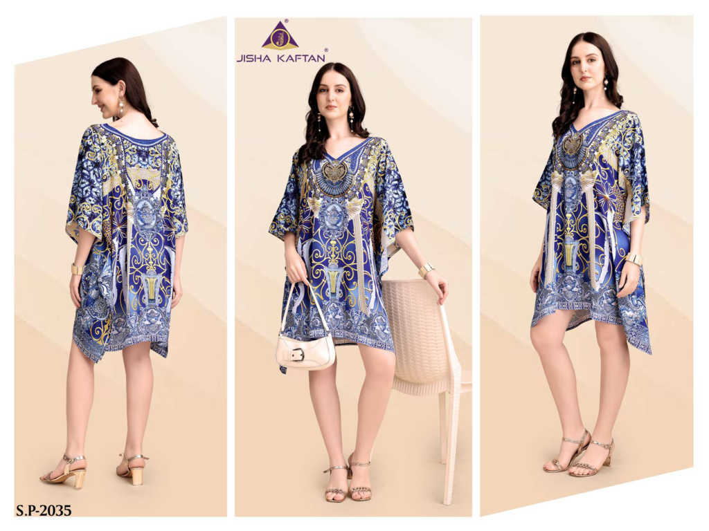 Jelite Silk Poncho Kaftan Vol 5 Kurti Catalog 8 Pcs (4) Jelite Silk Poncho Kaftan Vol 5 Kurti Catalog 8 Pcs - Image 5
