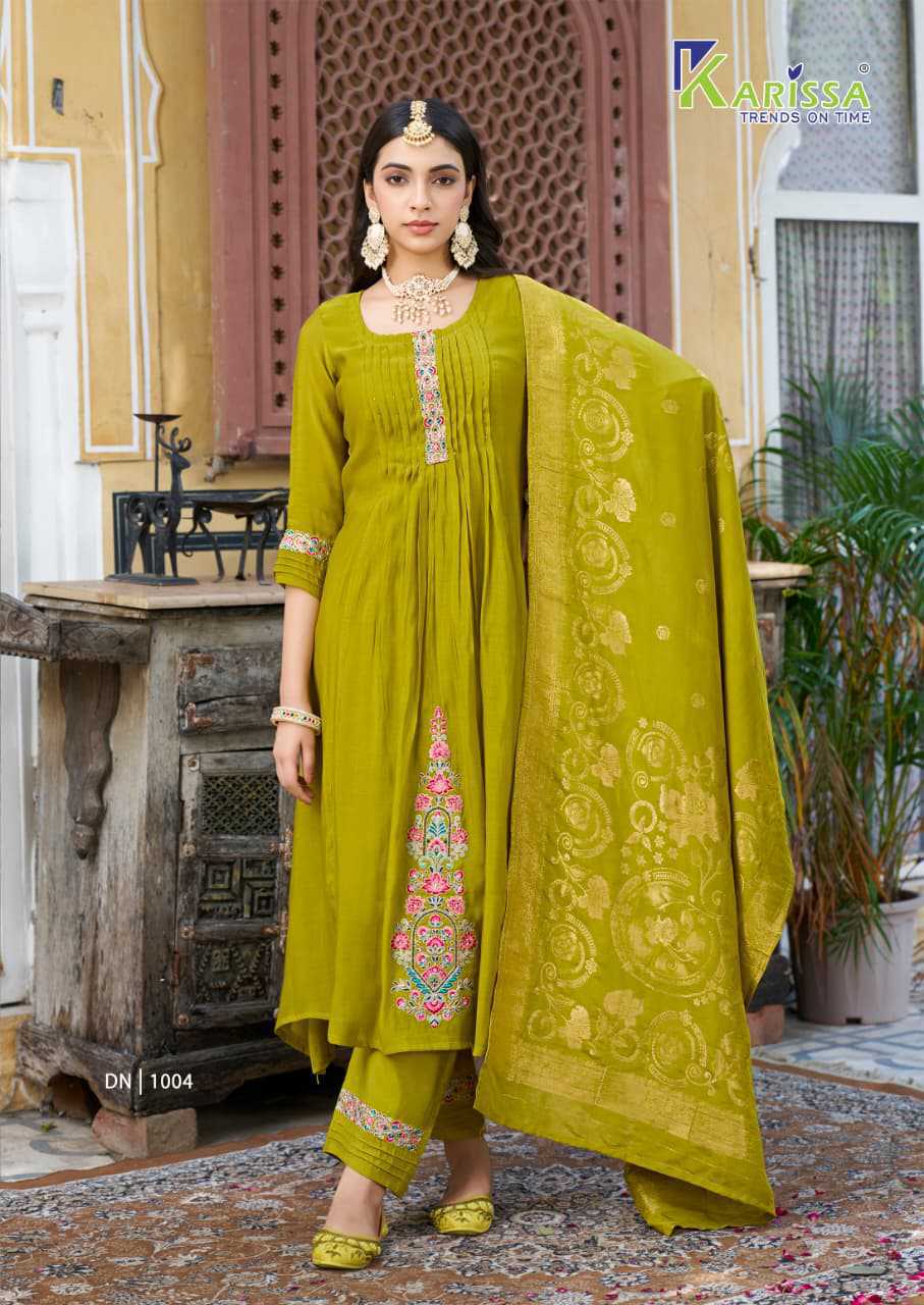 Karissa Gitanjali Kurti with Dupatta Bottom Viscose Catalog 4 Pcs (2) Karissa Gitanjali Kurti with Dupatta Bottom Viscose Catalog 4 Pcs - Image 3