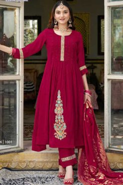 Karissa Gitanjali Kurti with Dupatta Bottom Viscose Catalog 4 Pcs 247x371 - Surat Fabrics