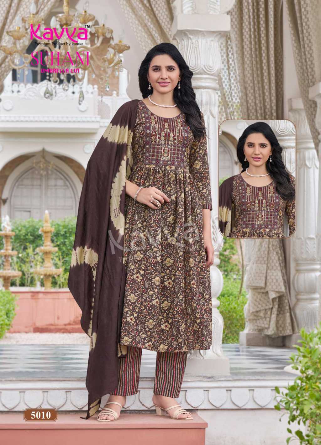 Kavya Suhani Vol 5 Viscose Readymade Suit Catalog 10 Pcs (11) Kavya Suhani Vol 5 Viscose Readymade Suit Catalog 10 Pcs - Image 12