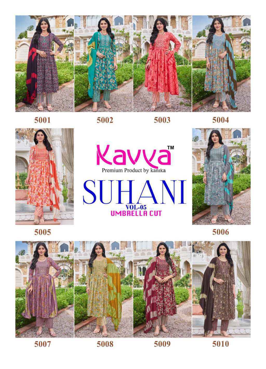 Kavya Suhani Vol 5 Viscose Readymade Suit Catalog 10 Pcs (12) Kavya Suhani Vol 5 Viscose Readymade Suit Catalog 10 Pcs - Image 13