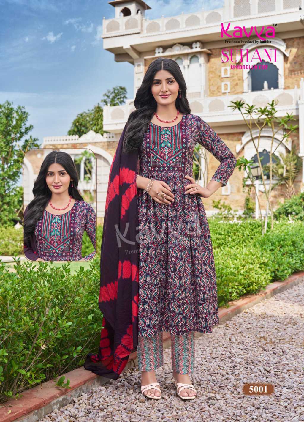 Kavya Suhani Vol 5 Viscose Readymade Suit Catalog 10 Pcs (2) Kavya Suhani Vol 5 Viscose Readymade Suit Catalog 10 Pcs - Image 3