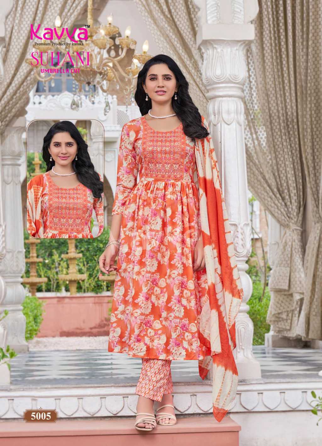 Kavya Suhani Vol 5 Viscose Readymade Suit Catalog 10 Pcs (6) Kavya Suhani Vol 5 Viscose Readymade Suit Catalog 10 Pcs - Image 7