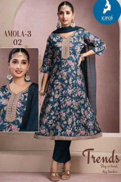 Kaya Amola Vol 3 Fancy Readymade Salwar Suit Catalog 6 Pcs