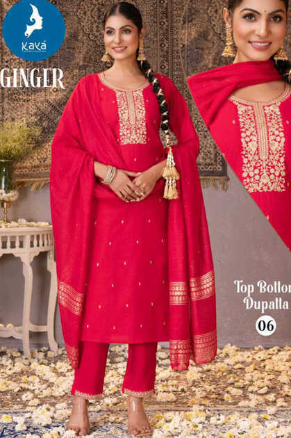 Kaya Ginger Silk Readymade Salwar Suit Catalog 6 Pcs Kaya Ginger Silk Readymade Salwar Suit Catalog 6 Pcs