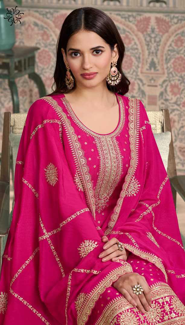 Kuleesh Jasleen by Vinay Silk Salwar Suit Catalog 4 Pcs (3) Kuleesh Jasleen by Vinay Silk Salwar Suit Catalog 4 Pcs - Image 4