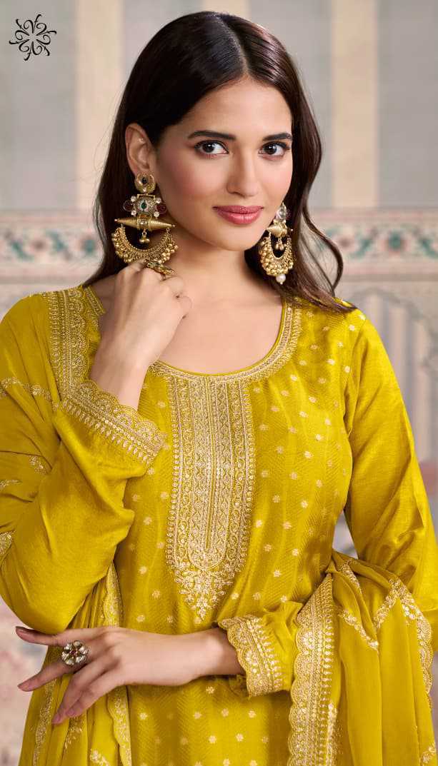 Kuleesh Jasleen by Vinay Silk Salwar Suit Catalog 4 Pcs (5) Kuleesh Jasleen by Vinay Silk Salwar Suit Catalog 4 Pcs - Image 6