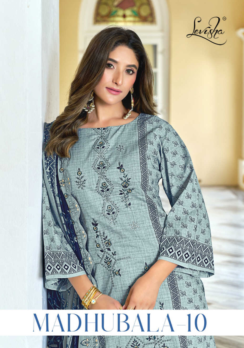 Levisha Madhubala Vol 10 Cotton Salwar Suit Catalog 6 Pcs (3) Levisha Madhubala Vol 10 Cotton Salwar Suit Catalog 6 Pcs - Image 4