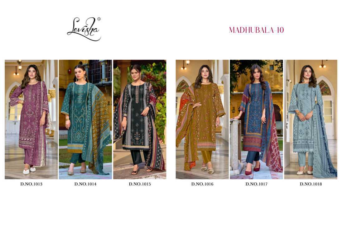 Levisha Madhubala Vol 10 Cotton Salwar Suit Catalog 6 Pcs (9) Levisha Madhubala Vol 10 Cotton Salwar Suit Catalog 6 Pcs - Image 10