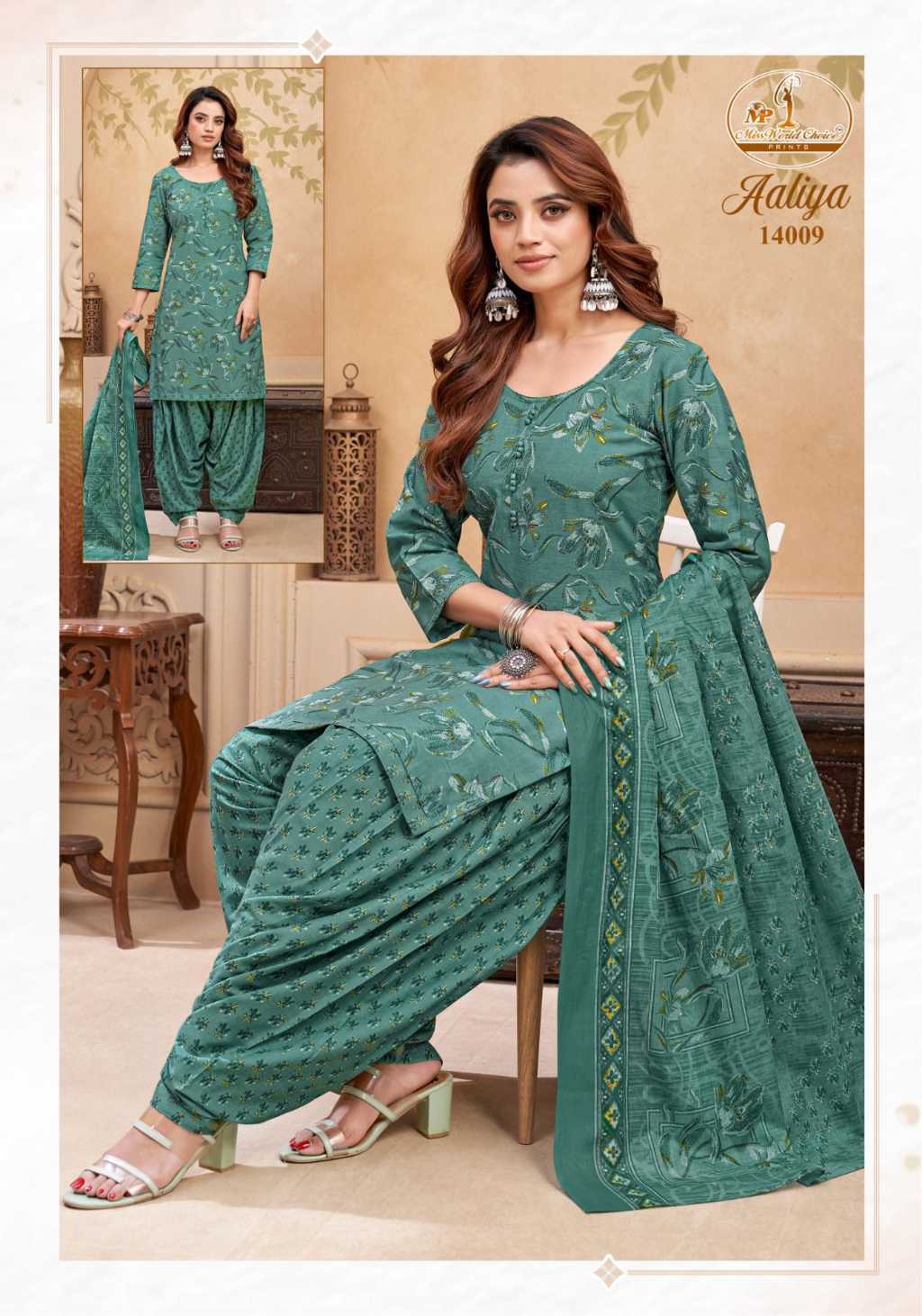 Miss World Aaliya Vol 14 Cotton Salwar Suit Catalog 10 Pcs (8) Miss World Aaliya Vol 14 Cotton Salwar Suit Catalog 10 Pcs - Image 9