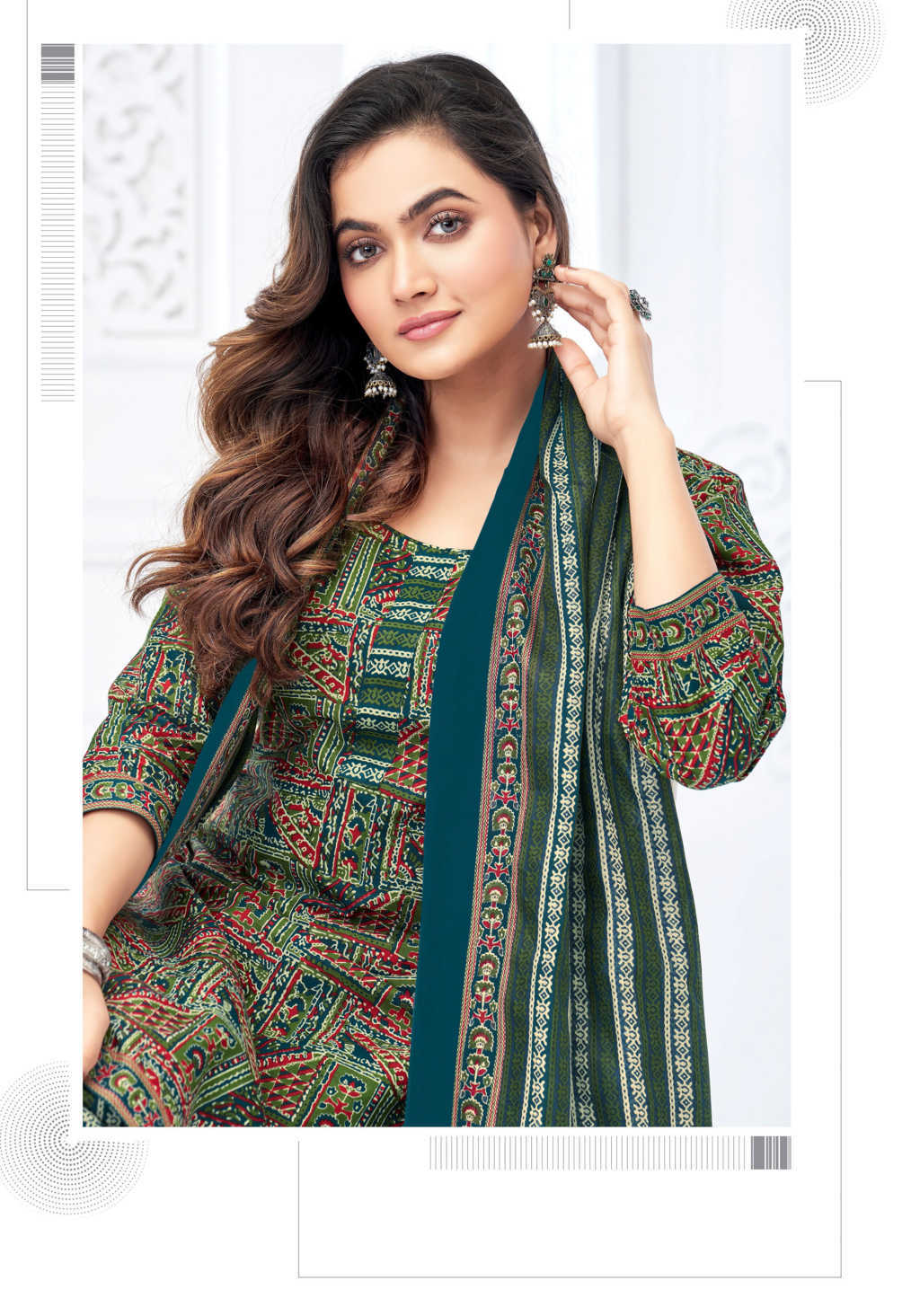 Miss World Ajrakh Special Vol 11 Cotton Salwar Suit Catalog 10 Pcs (14) Miss World Ajrakh Special Vol 11 Cotton Salwar Suit Catalog 10 Pcs - Image 15
