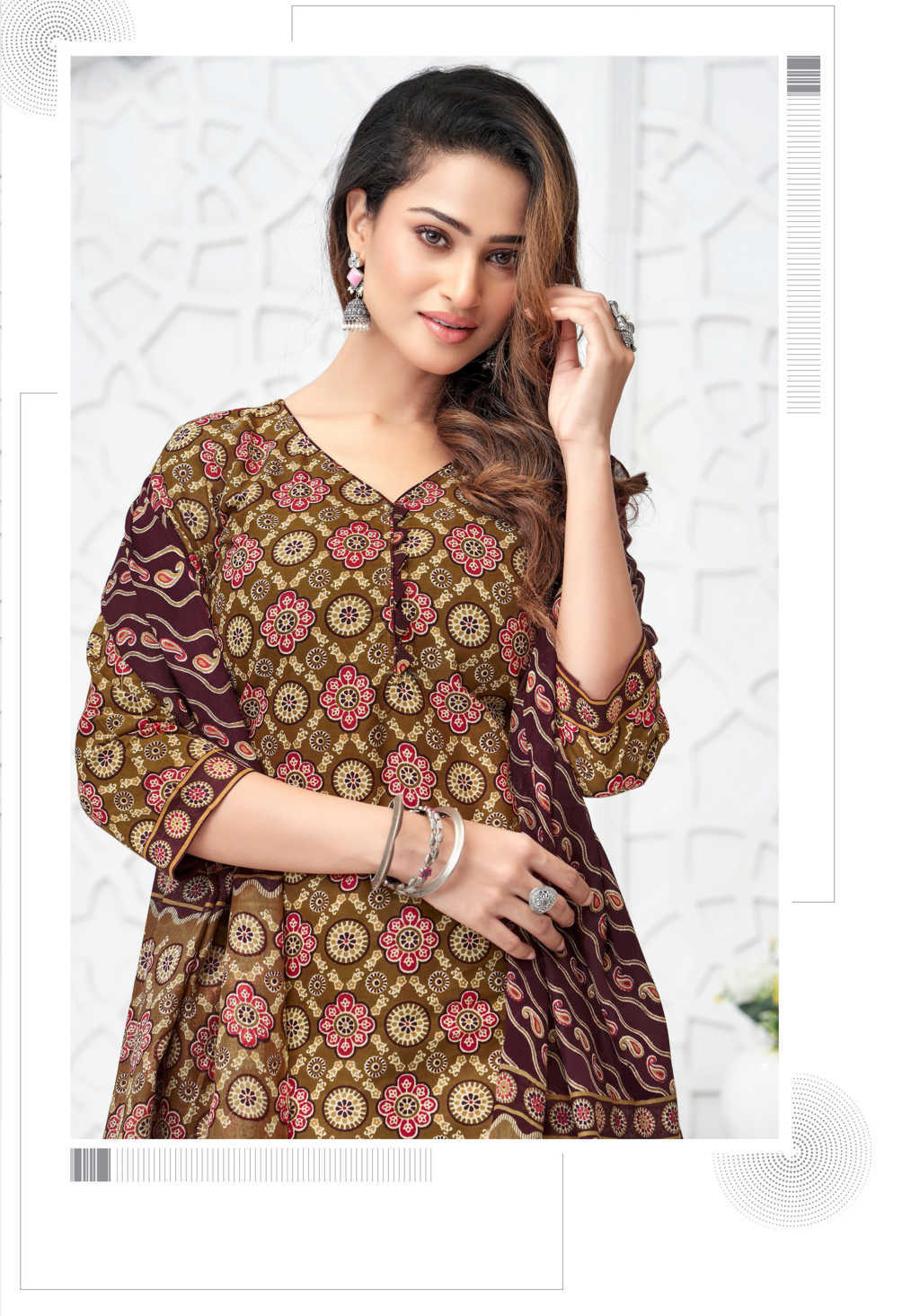 Miss World Ajrakh Special Vol 11 Cotton Salwar Suit Catalog 10 Pcs (17) Miss World Ajrakh Special Vol 11 Cotton Salwar Suit Catalog 10 Pcs - Image 18