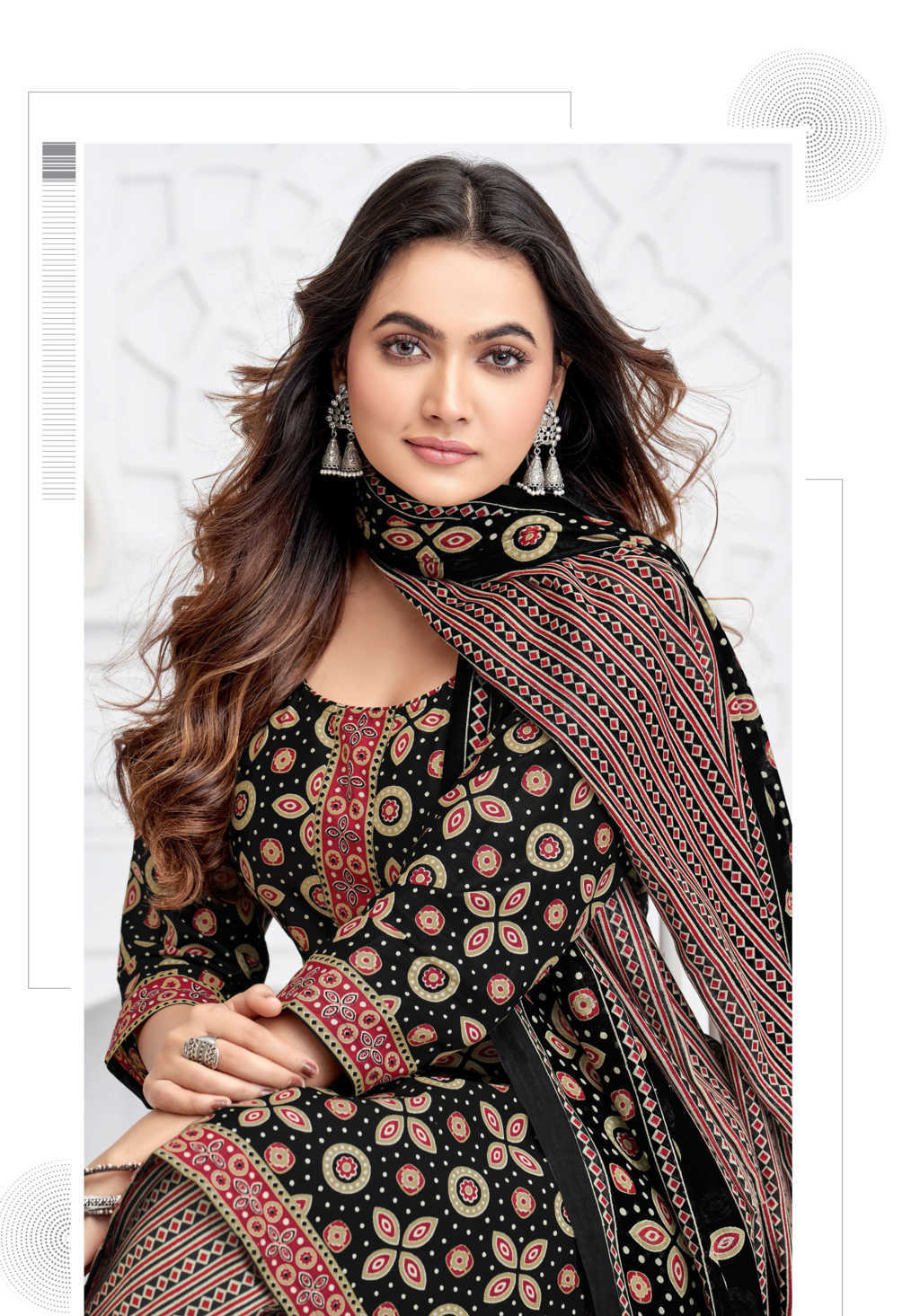 Miss World Ajrakh Special Vol 11 Cotton Salwar Suit Catalog 10 Pcs (2) Miss World Ajrakh Special Vol 11 Cotton Salwar Suit Catalog 10 Pcs - Image 3