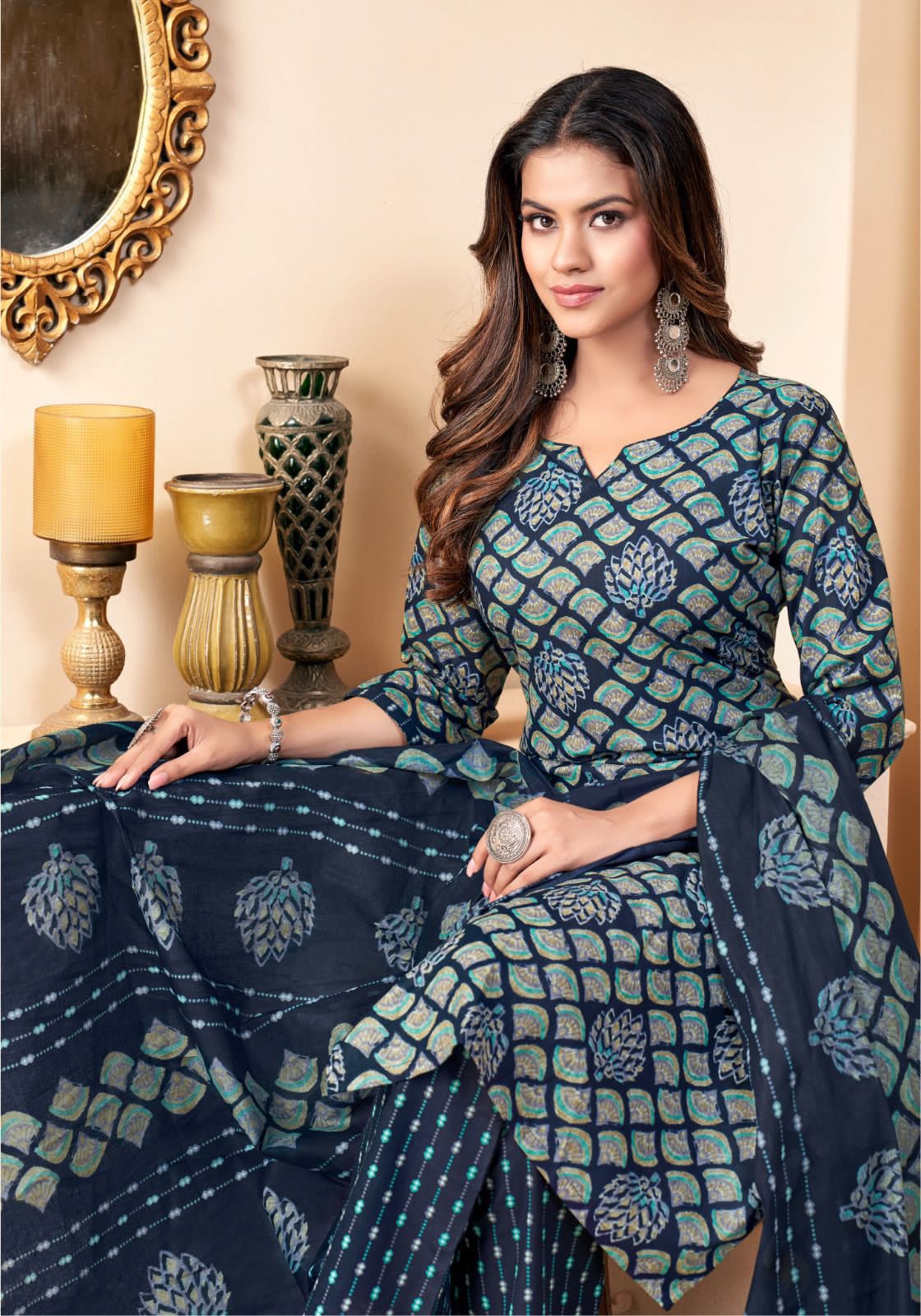 Miss World Priyalaxmi Vol 5 Cotton Salwar Suit Catalog 10 Pcs (16) Miss World Priyalaxmi Vol 5 Cotton Salwar Suit Catalog 10 Pcs - Image 17