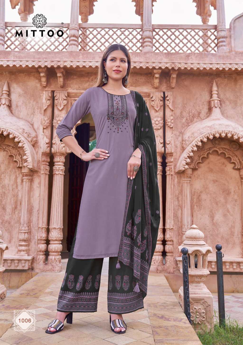 Mittoo Vastram Kurti with Dupatta Bottom Rayon Catalog 6 Pcs (2) Mittoo Vastram Kurti with Dupatta Bottom Rayon Catalog 6 Pcs - Image 3