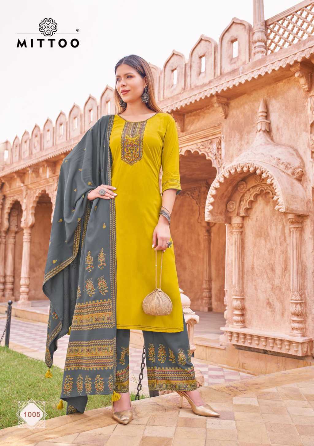 Mittoo Vastram Kurti with Dupatta Bottom Rayon Catalog 6 Pcs (7) Mittoo Vastram Kurti with Dupatta Bottom Rayon Catalog 6 Pcs - Image 8