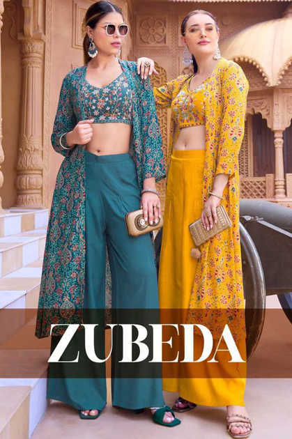 Mittoo Zubeda Blouse with Bottom Shrug Silk Catalog 4 Pcs Mittoo Zubeda Blouse with Bottom Shrug Silk Catalog 4 Pcs