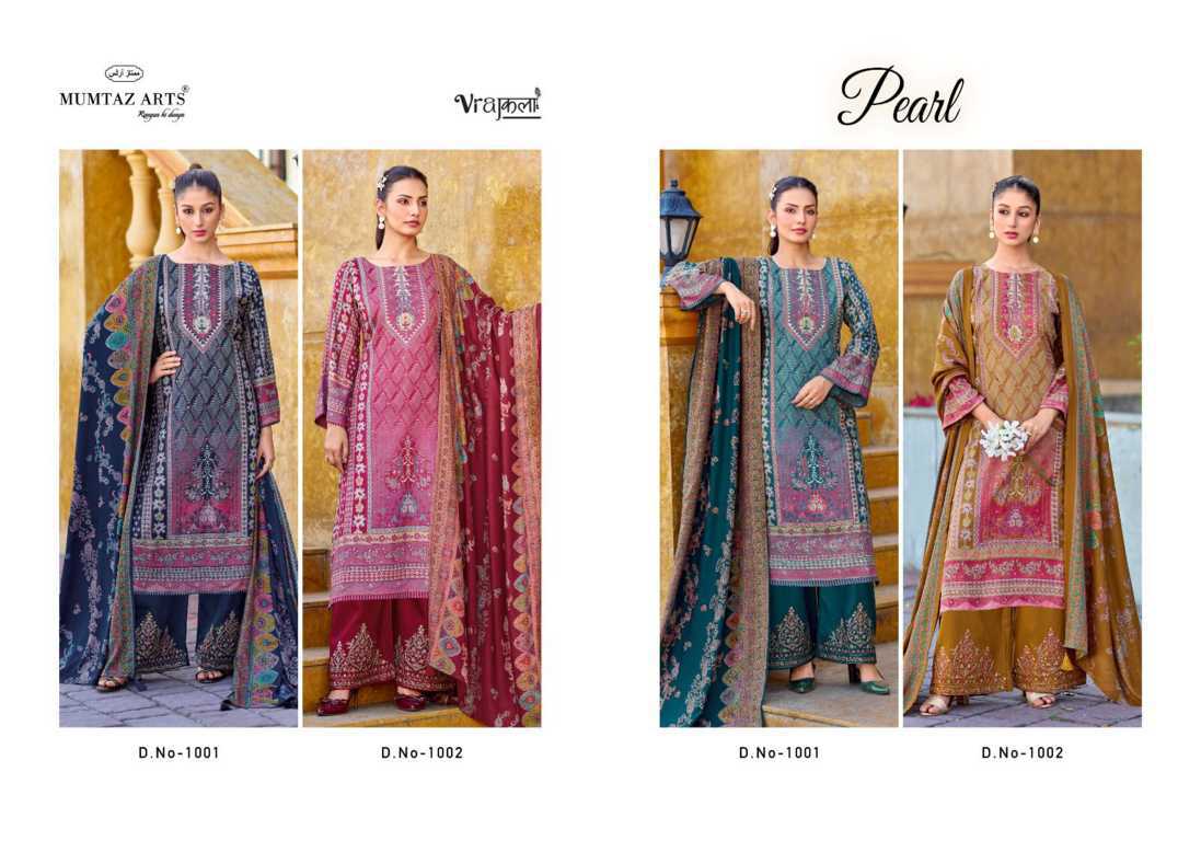 Mumtaz Arts Pearl Pashmina Salwar Suit Catalog 4 Pcs (13) Mumtaz Arts Pearl Pashmina Salwar Suit Catalog 4 Pcs - Image 14