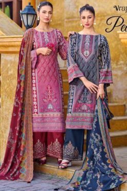 Mumtaz Arts Pearl Pashmina Salwar Suit Catalog 4 Pcs 247x371 - Surat Fabrics