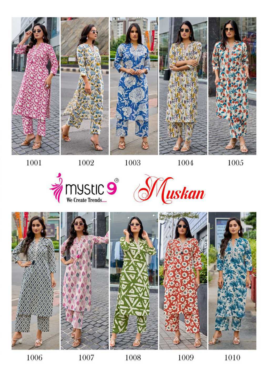 Mystic9 Muskan Vol 1 Kurti with Bottom Cotton Catalog 10 Pcs (14) Mystic9 Muskan Vol 1 Kurti with Bottom Cotton Catalog 10 Pcs - Image 15