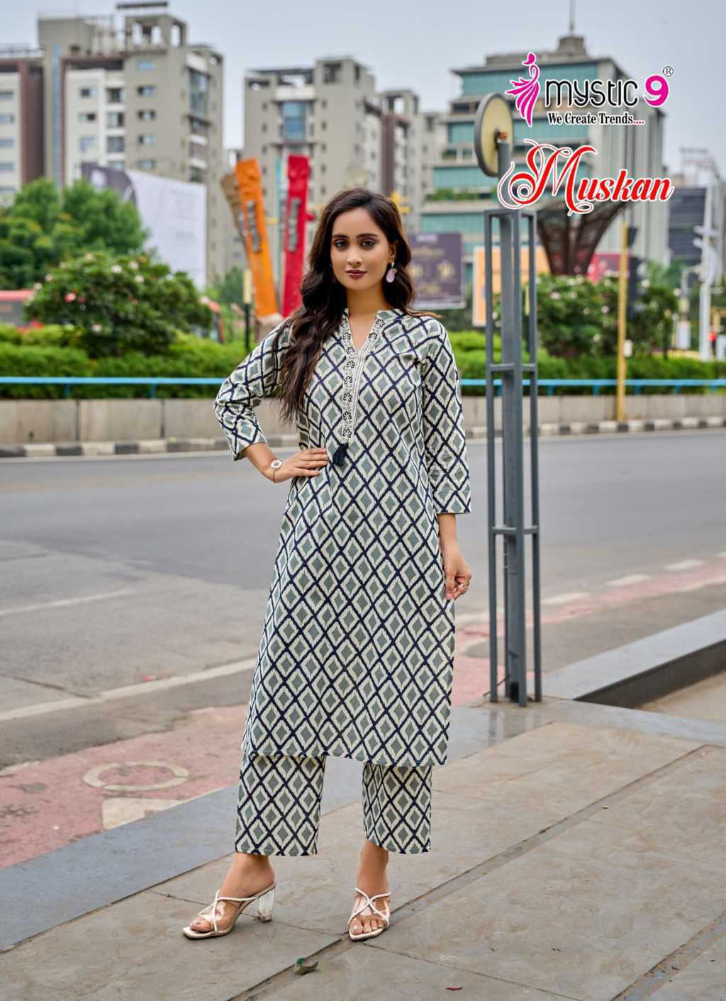 Mystic9 Muskan Vol 1 Kurti with Bottom Cotton Catalog 10 Pcs (5) Mystic9 Muskan Vol 1 Kurti with Bottom Cotton Catalog 10 Pcs - Image 6