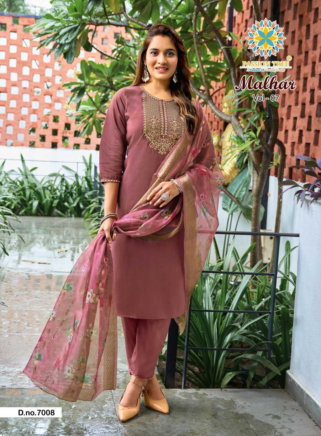Passion Tree Malhar Vol 7 Kurti with Dupatta Bottom Silk Catalog 8 Pcs (10) Passion Tree Malhar Vol 7 Kurti with Dupatta Bottom Silk Catalog 8 Pcs - Image 11